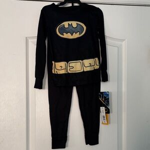 Batman Black and Yellow Kids Pajama Set